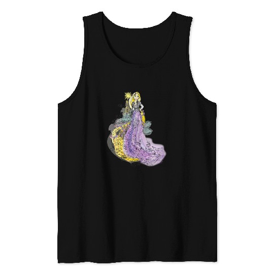 Disney Rapunzel Watercolor Tank Tops