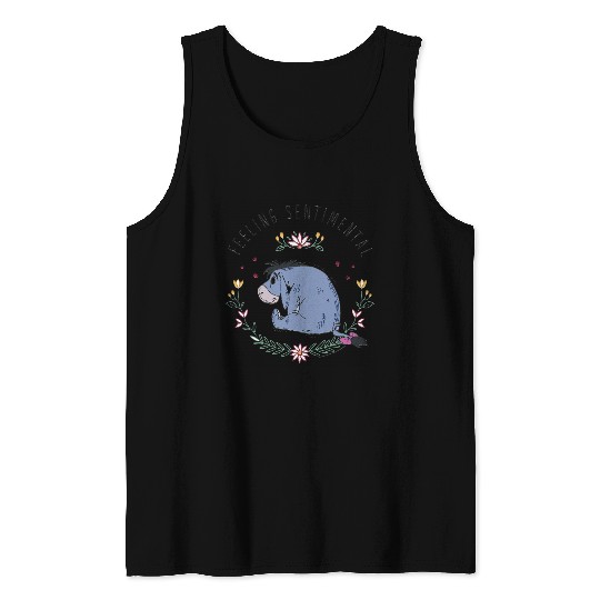 Disney Winnie The Pooh Eeyore Feeling Sentimental Tank Tops