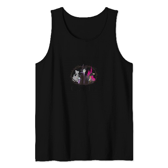 Disney Sleeping Beauty Maleficent Runs This Cast Tank Tops