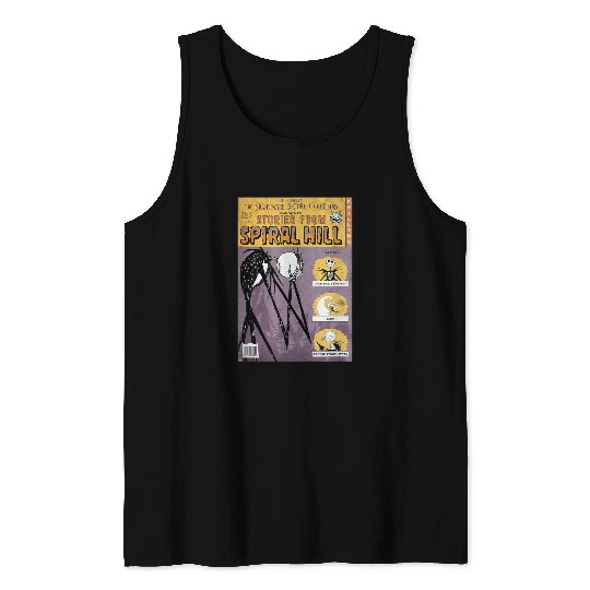 Disneyss The Nightmare Before Christmas Jack Comic Book Cover Tank Tops
