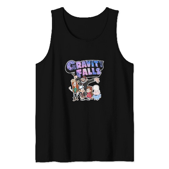 Disney Gravity Falls Characters Group Tank Tops, Magic Kingdom Tank Tops