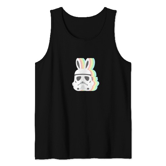 Easter Stormtrooper Pastel Bunny Ears Disney+ T-Shirt Tank Tops