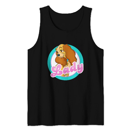 Disneyss Lady Faces Lady And The Tramp Tank Tops