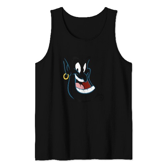 Disney Aladdin Genie Face Tank Tops