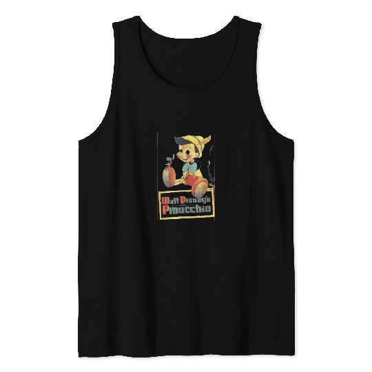 Disney Pinocchio  Portrait Tank Tops