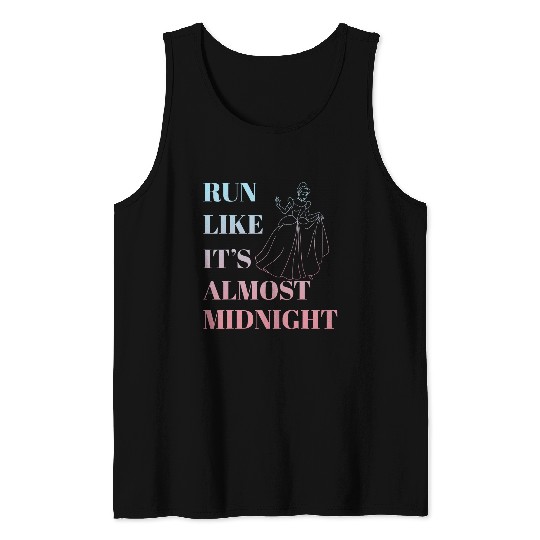 Disney Cinde Run Likes Midnight Ombre Tank Tops