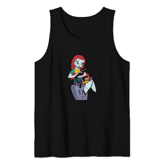 Disney The Nightmare Before Christmas Sally and Cat Tank Tops