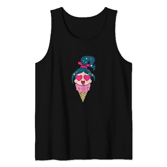 Disney Ralph Breaks the Internet Vanellope Ice Cream Tank Tops
