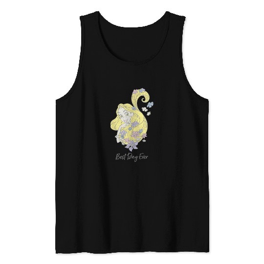 Disney Tangled Rapunzel Best Day Ever Graphic Tank Tops