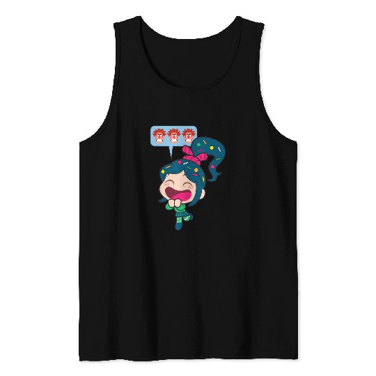 Disney Ralph Breaks the Internet Laughing Vanellope Tank Tops