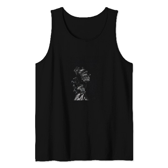 Disney Beauty and the Beast Belle Book Stack Sketch Portrait Tank Tops
