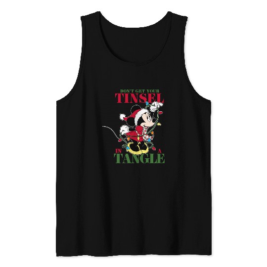Disney Holiday Minnie Tangled Tinsel Tank Tops