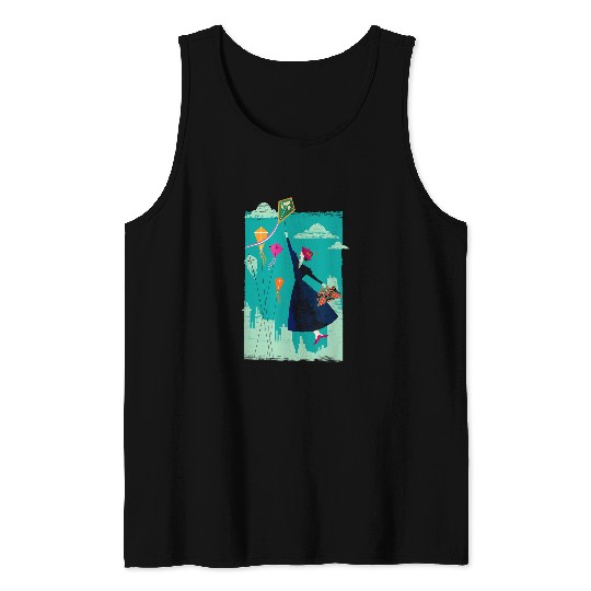 Disneyss Mary Poppins Returns Kites In The Sky Tank Tops