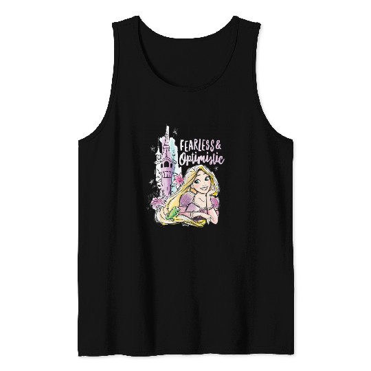 Disney Princess - Rapunzel Fearless & Optimistic Tank Tops