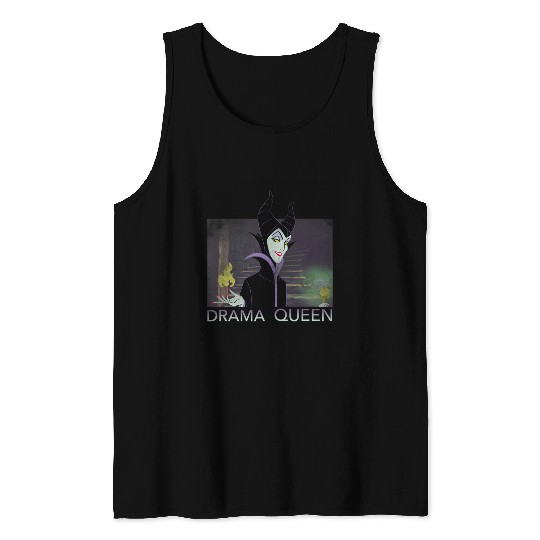 Disney Villains Maleficent Drama Queen Panel Tank Tops