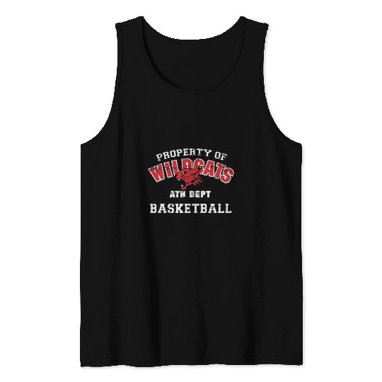 Disney High School Musical The Series Wildcats Distressed Tank Tops