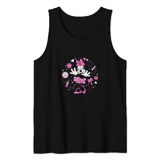Disney Minnie Mouse Retro Vinyl Summer Tank Tops