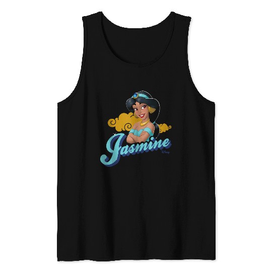 Disneyss Princess Jasmine Aladdin Character Tank Tops