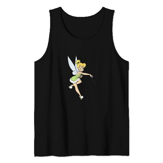 Disneyss Peter Pan Tinker Bell Christmas Magic With Holly Tank Tops