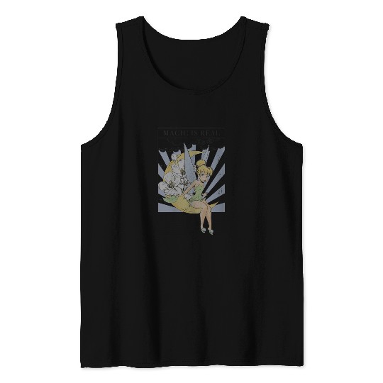 Disneyss Tinker Bell Magic Is Real Poster Tank Tops