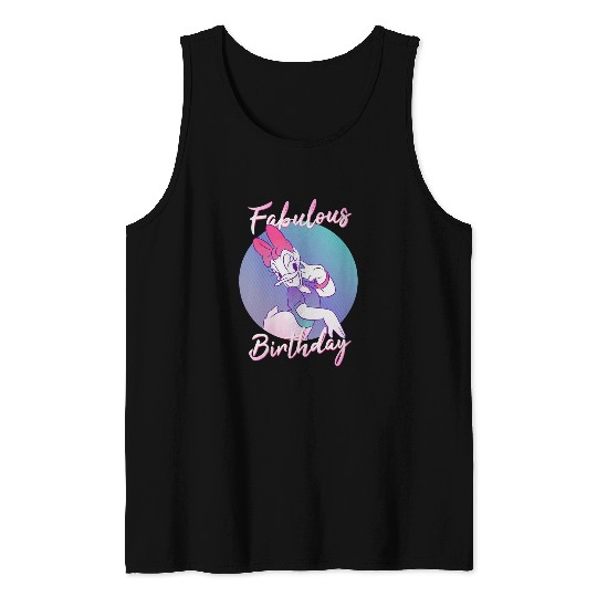 Disneyss Daisy Duck Fabulous Birthday Tank Tops