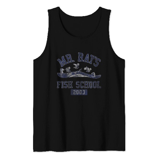 Disneyss Pixars Finding Nemo Mr Rays Fish School 2003 Poster Tank Tops