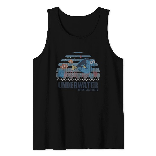 Disneyss Pixars Finding Dory Underwater Adventure Awaits Retro Tank Tops
