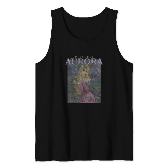 Disneyss Sleeping Beauty Princess Aurora Portrait Tank Tops