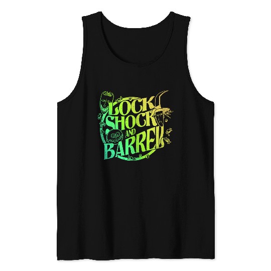 Disneyss The Nightmare Before Christmas Lock Shock Barrel V2 Tank Tops