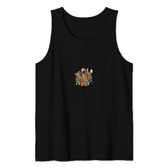 Disneyss Brother Bear Moose Bear Midnight Mountain shots Tank Tops