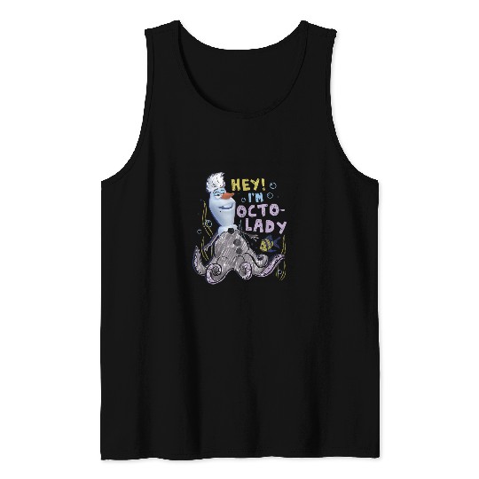Disney Olaf Presents Ursula Costume Sketch Tank Tops