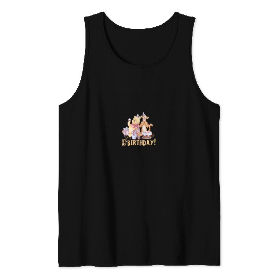 Disneyss Winnie The Pooh Its My Birthday Tank Tops