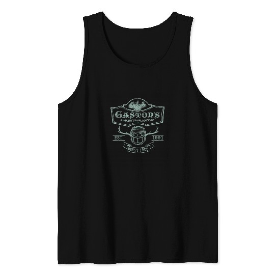 Disney Beauty And The Beast Gastons Restaurant L Tank Tops