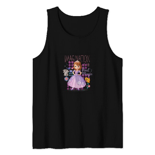 Disney Sofia the First Imagination is Magic Tank Tops