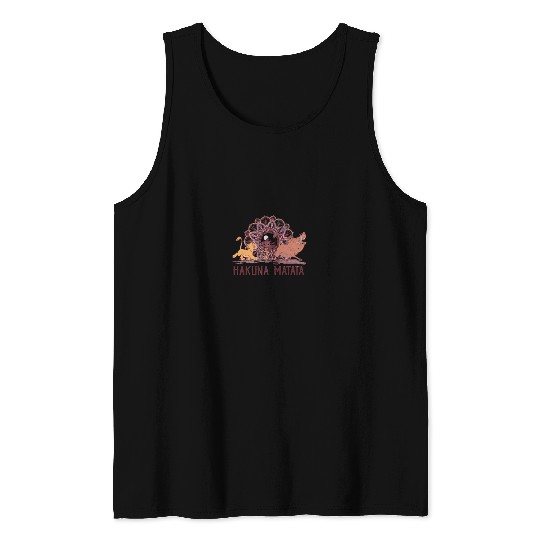 Disneyss Lion King Hakuna Matata Henna Group shots Portrait Tank Tops