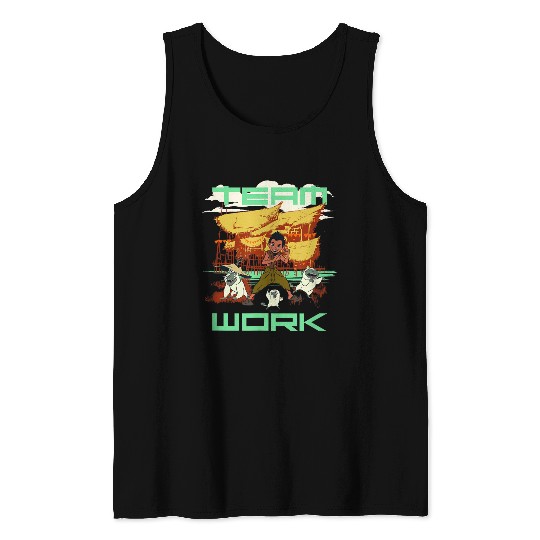 Disneyss Raya And The Last Dragon Team Work Tank Tops