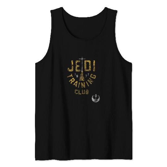 Star Warss Jedi Training Club Distressed Rebels Disney Tank Tops