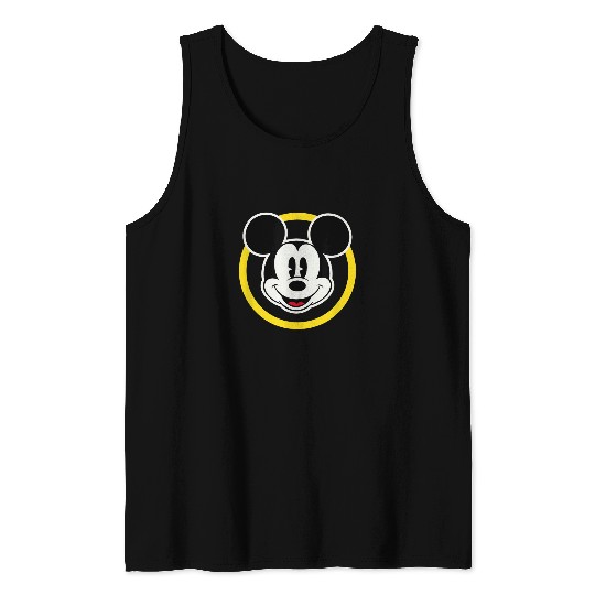 Amazon Essentials Disney Smiling Mickey in Yello Tank Tops