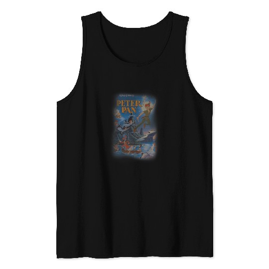 Disney Peter Pan Main Characters Never Land  Poster Tank Tops