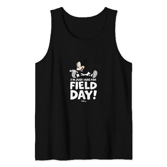 Disney - Mickey Just Here For Field Day Tank Tops
