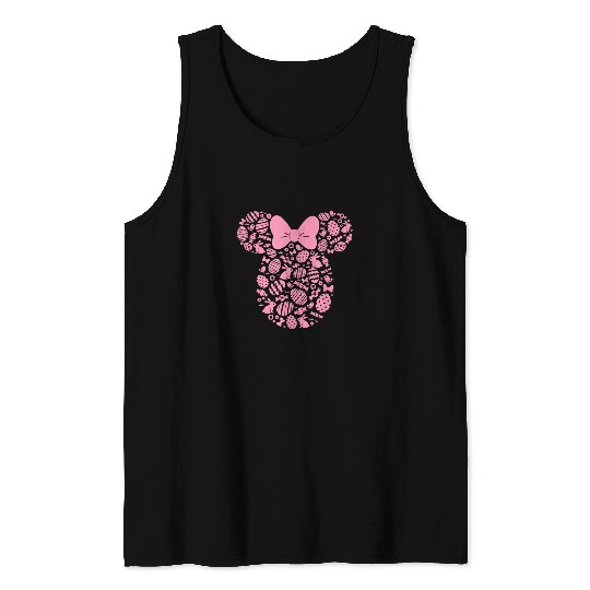 Disney Minnie Mouse Pink Easter Tank Tops