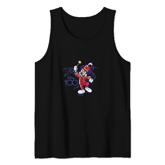 Disney 100 Mickey Mouse Marching Band Leader D100 Tank Tops