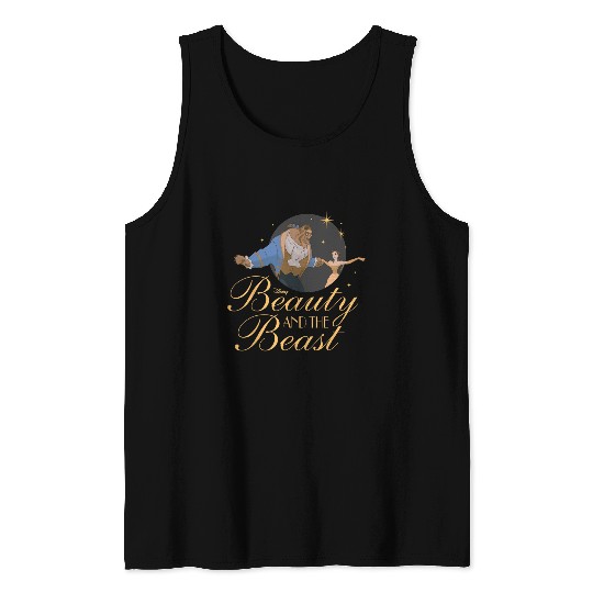 Disney Princess - Beauty And The Beast Logo Tank Tops