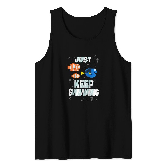 Disneyss Pixars Finding Dory Just Keep Swimming Tank Tops