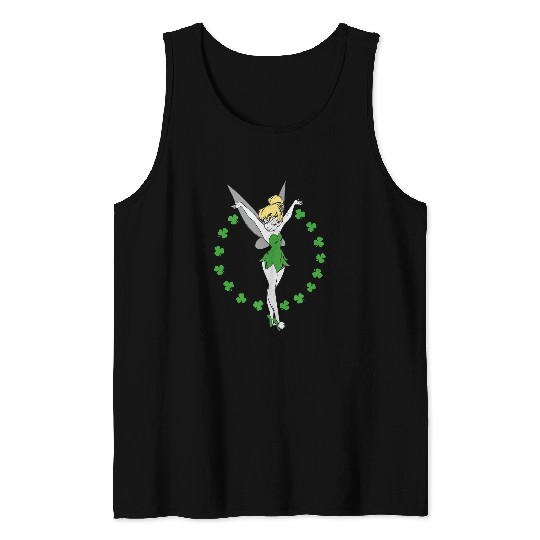 Disney Tinker Bell Ring of Shamrocks St. Patricks Day Tank Tops