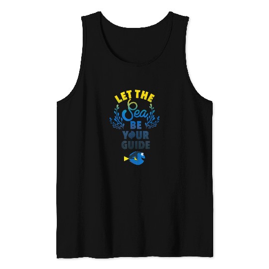Disneyss Pixars Finding Dory Let The Sea Be Your Guide Logo Tank Tops