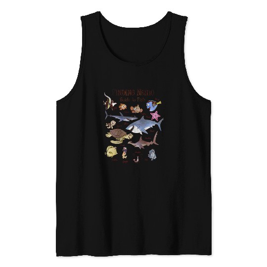 Disneyss Pixars Finding Nemo Fish Guide Tank Tops