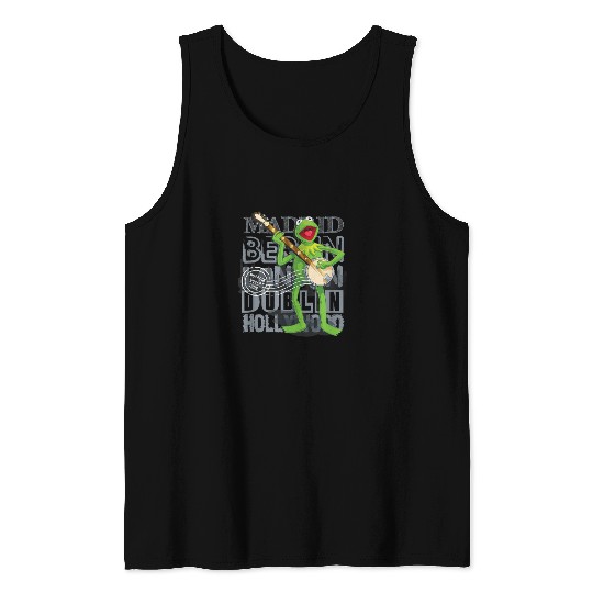 Disney The Muppets  World Tour Kermit Banjo Post Tank Tops