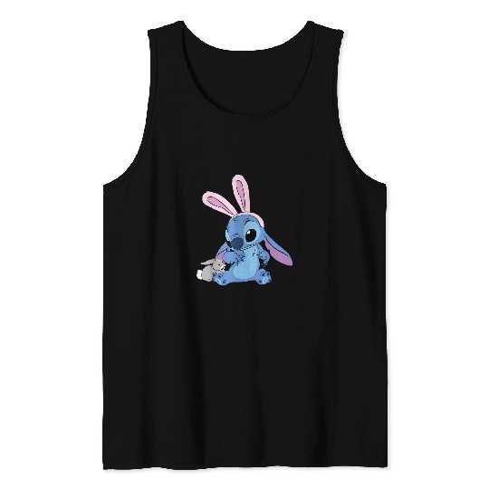 Disney Stitch with Easter Bunny Tank Tops