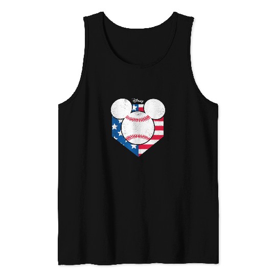 Disney Mickey Baseball Diamond Tank Tops